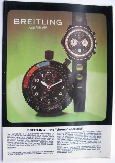 breitling print brochure